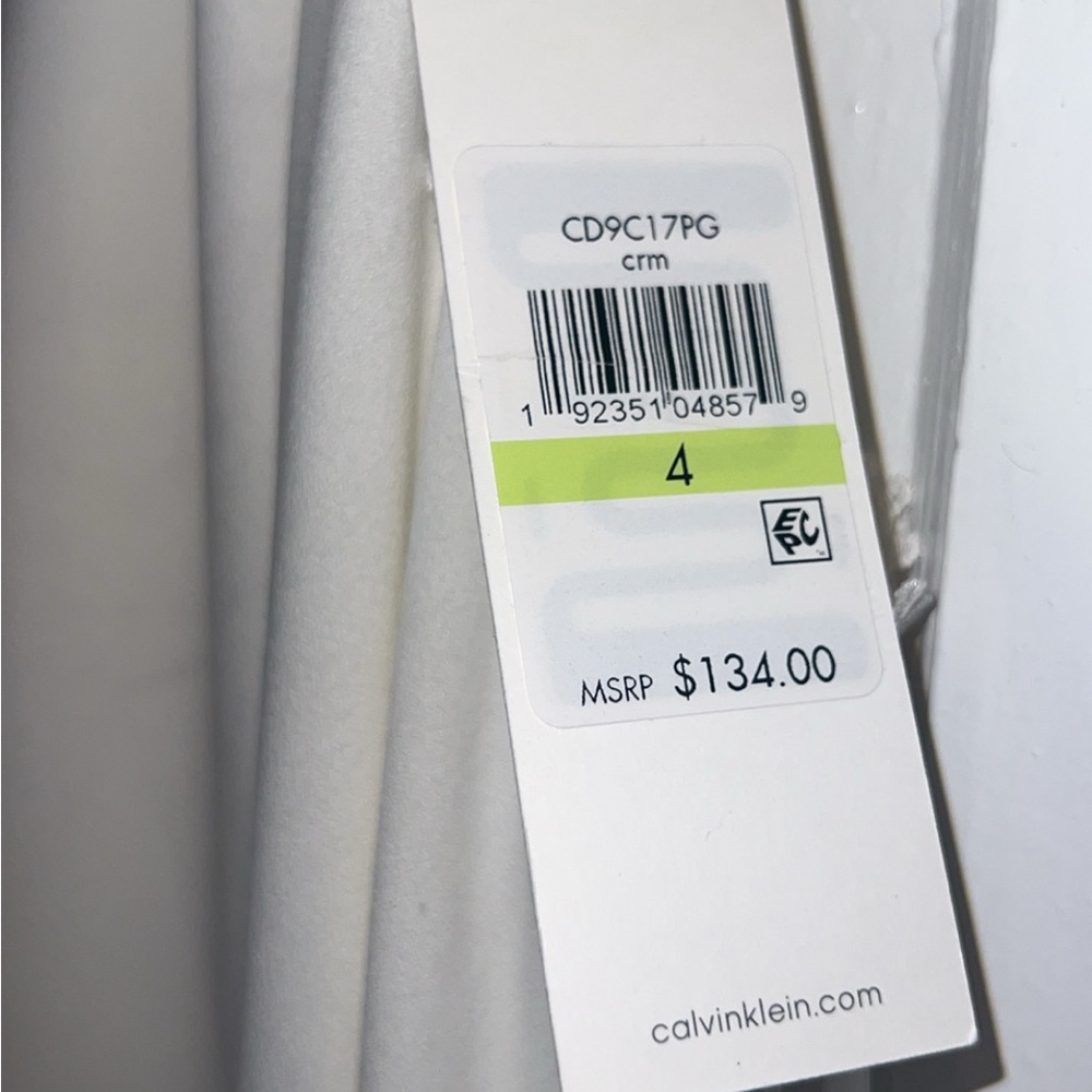 Calvin Klein Ivory Backless Dress - Picture 2 of 2